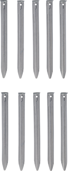 McKINLEY Zelthering Stahlblech Zeltkleinteile PEG 22 CM/ 30 CM