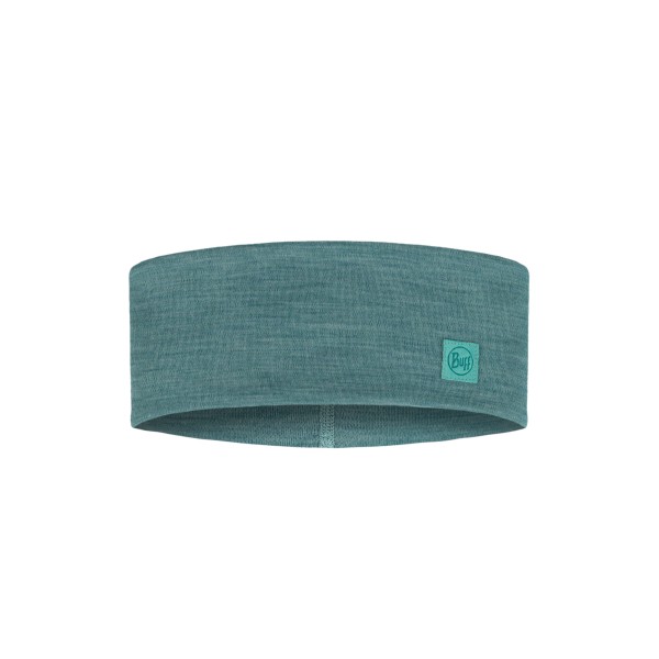 BUFF MERINO WIDE HEADBAND SOLID BLACK