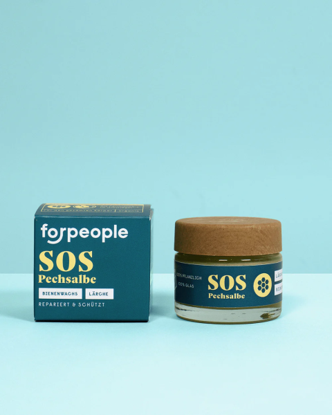 4 Peoplewhocare Pechsalbe im Glastiegel