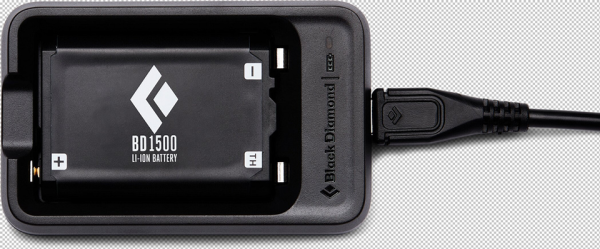 BLACK DIAMOND Batterie & Ladegerät "BD 1500 BATTERY & CHARGER"