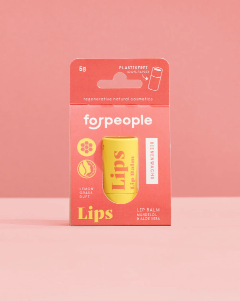 4 Peoplewhocare Lippenplflege mit Bienenwachs