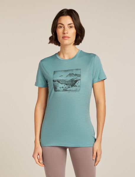 ICEBREAKER Women Merino 150 Tech Lite SS Tee Terrain