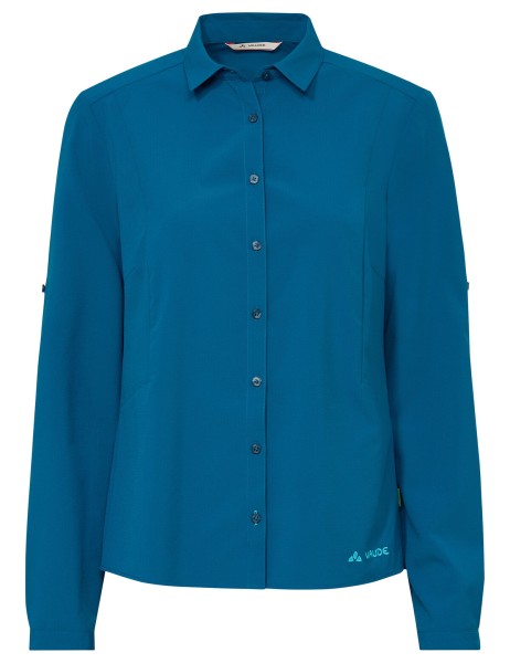VAUDE Wo Rosemoor LS Shirt IV, shore blue, 38