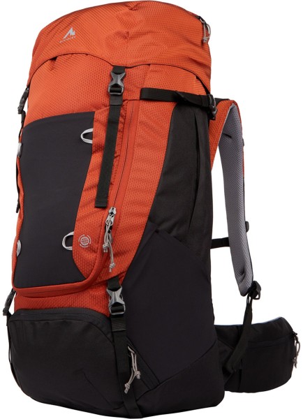 MCKINLEY McKINLEY He.-Trek-Rucksack Make Ii Ct 55+10 Vario - red rust/black night