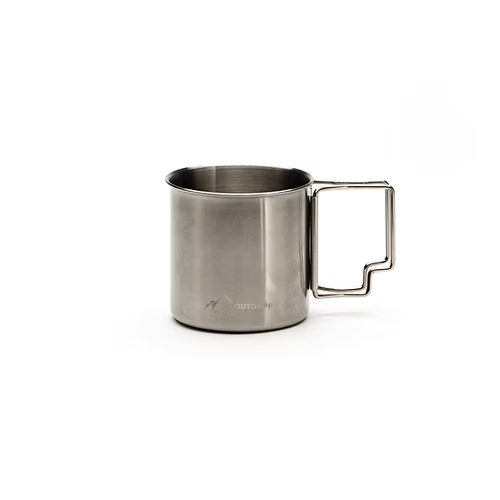OUTDROP Edelstahltasse mit Faltgriff 500ml