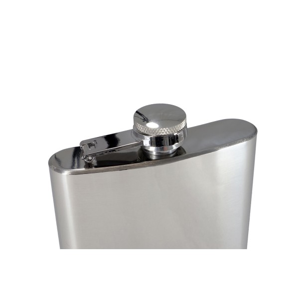 BASICNATURE BasicNature Flachmann, eckig poliert