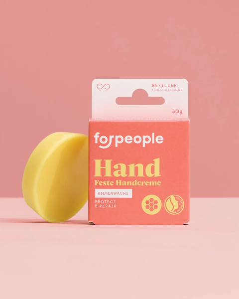 4 Peoplewhocare Feste Hancreme mit Bienenwachs