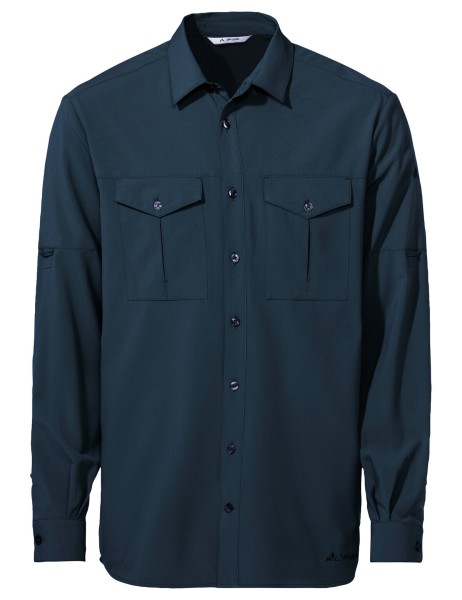 VAUDE Me Rosemoor LS Shirt II, dark sea uni, XL
