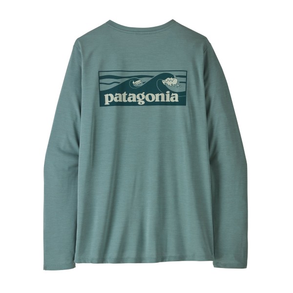 PATAGONIA W's L/S Cap Cool Daily Shirt - Boardshort Logo