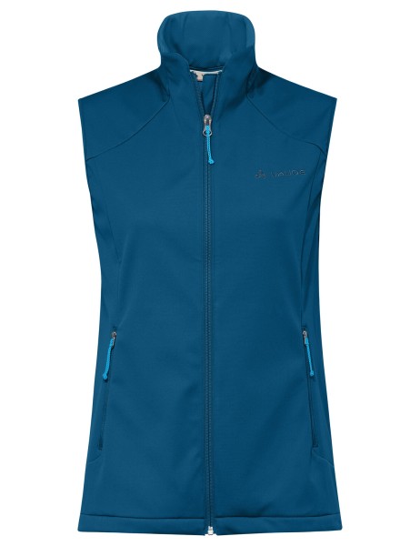 VAUDE Wo Everhike Softshell Vest, shore blue, 38