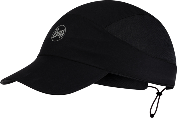 BUFF Herren Laufsport Cap "Pack Run R-Solid Black" Pack Speed