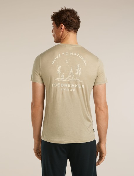 ICEBREAKER Men Merino 150 Tech Lite SS Tee Peaceful Pass