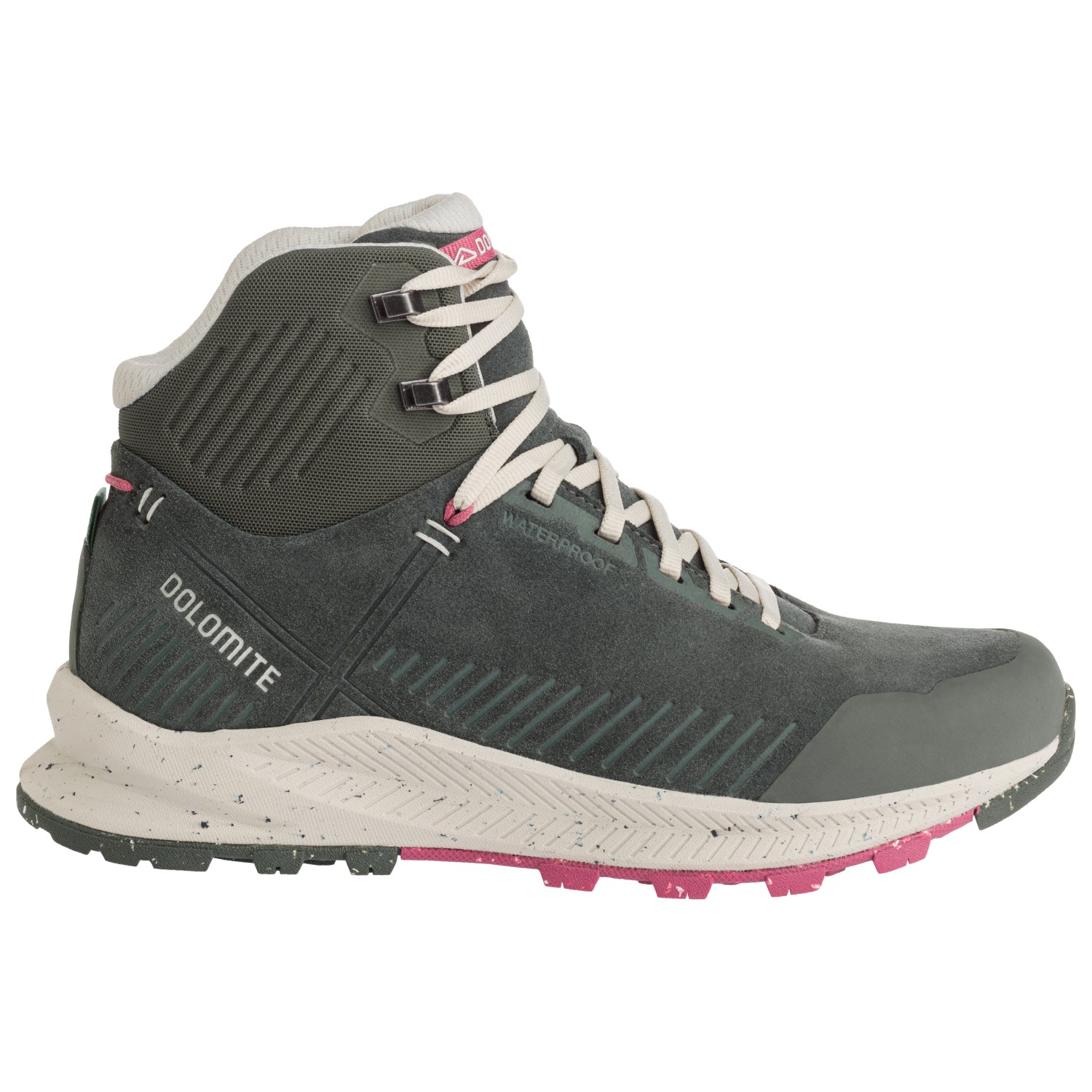 Dolomite Carezza Leather Mid WP Ws - Scarpe Donna Impermeabili In Pelle Scamosciata, Leggere E Antiscivolo Per Trekking E Outdoor